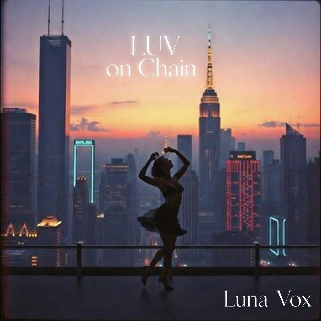LUV on Chain by Luna Vox — Solana Web3 Music Album Cover - FatMusic Music