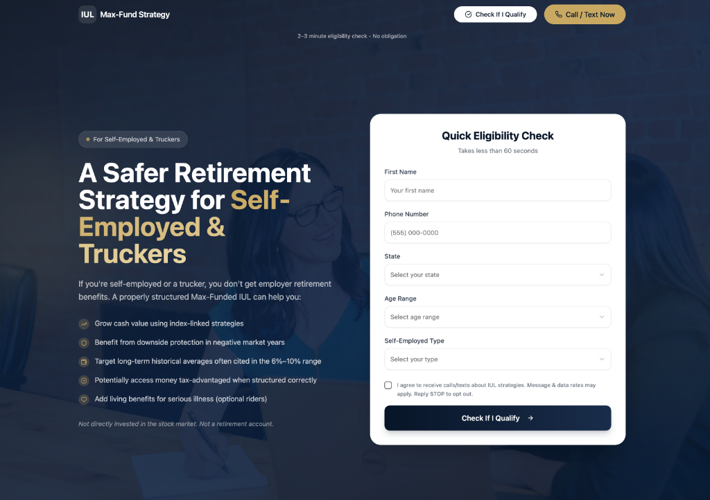 Max-Fund Strategy - Retirement Planning