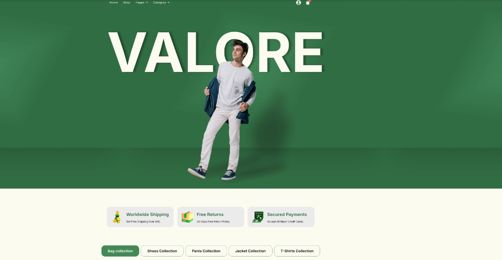 Valore - Fashion E-Commerce