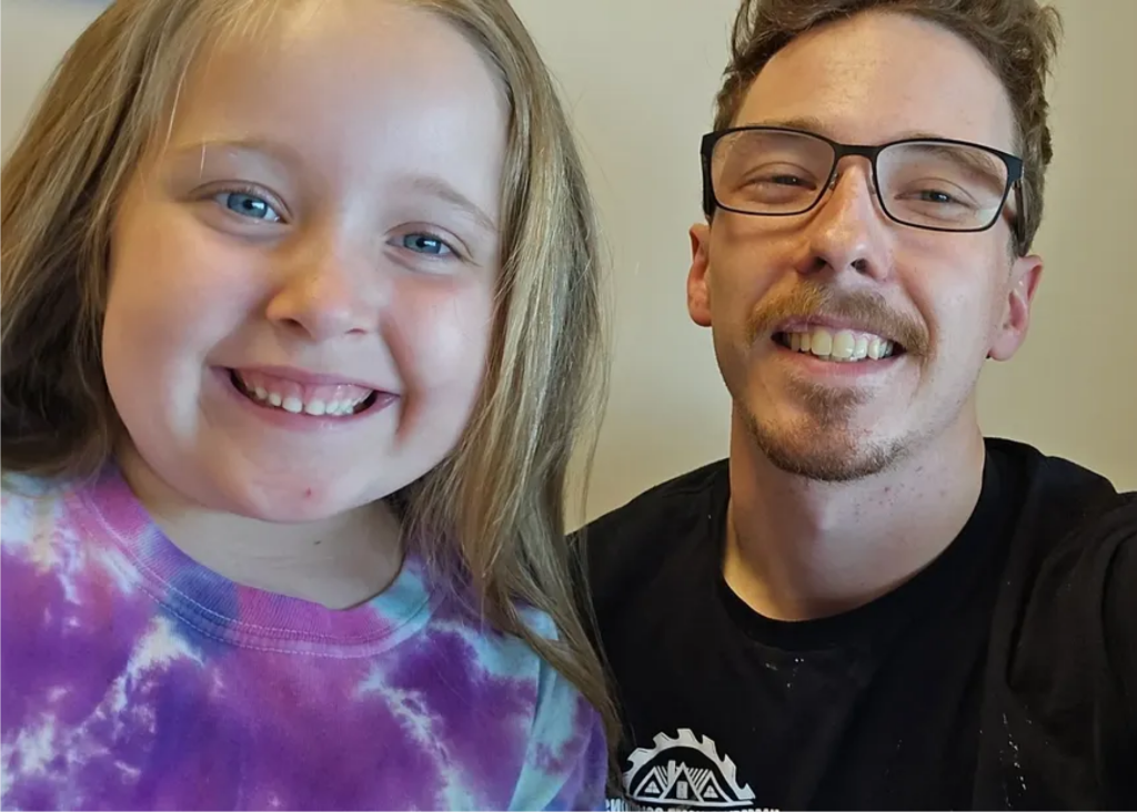 Hammy and his daughter