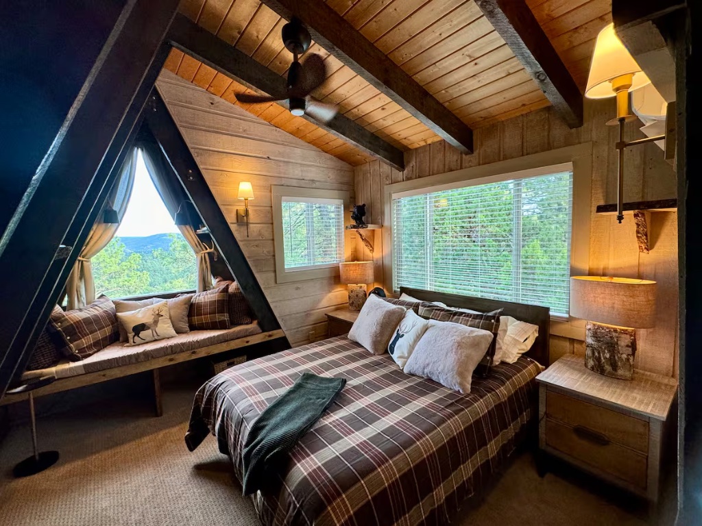 Master Bedroom - A-Frame Window & Reading Nook