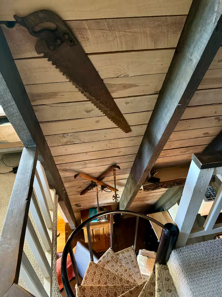 Vintage Saw Ceiling Decor