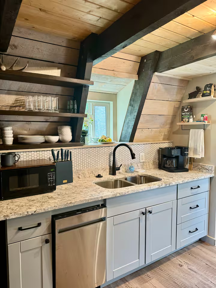 Kitchen with Open Shelving