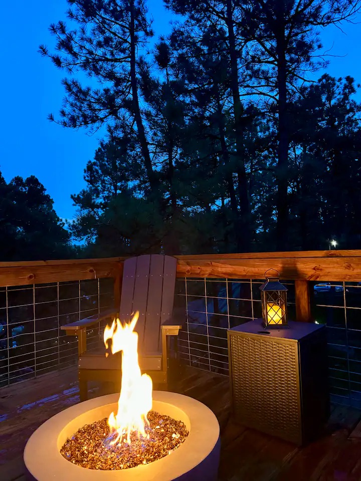 Fire Pit at Dusk