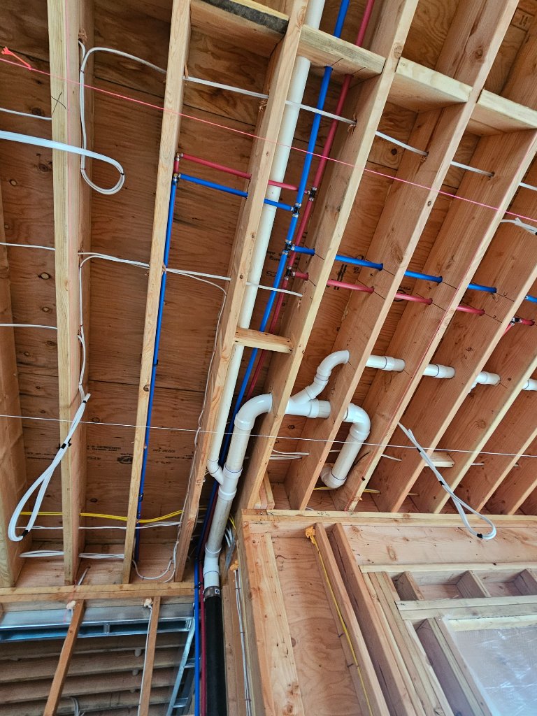 New construction plumbing