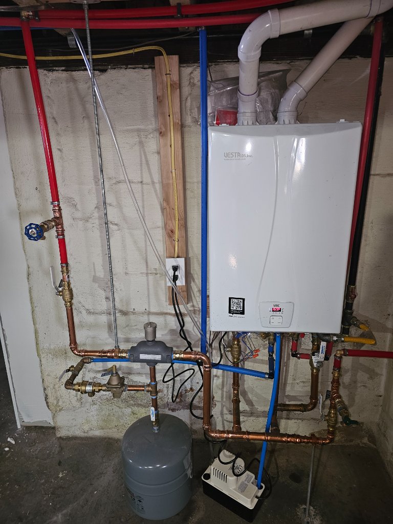 Water heater installation