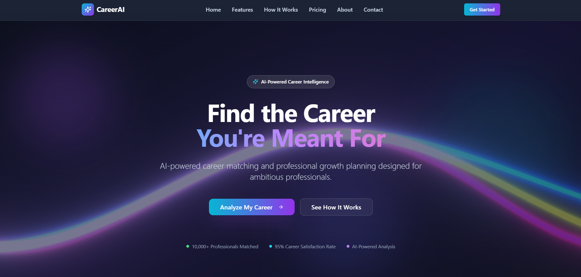 CareerAI - Career Growth & Job MatchingAI template preview
