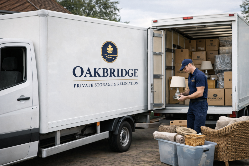 Oakbridge team loading boxes