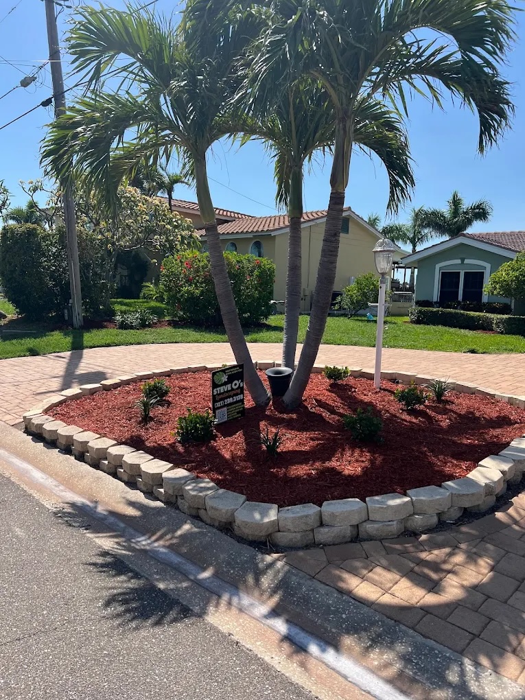 Landscaping work