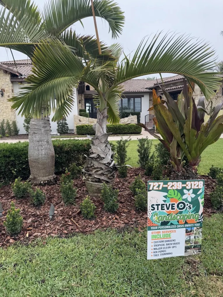 Landscaping work