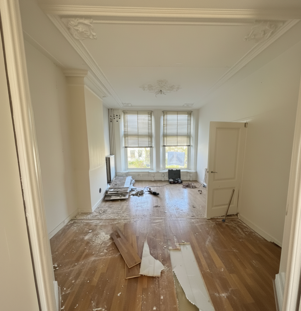 Voor renovatie