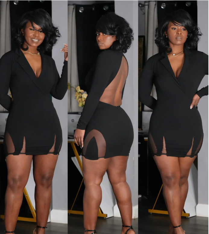 After Dark Open back Dress