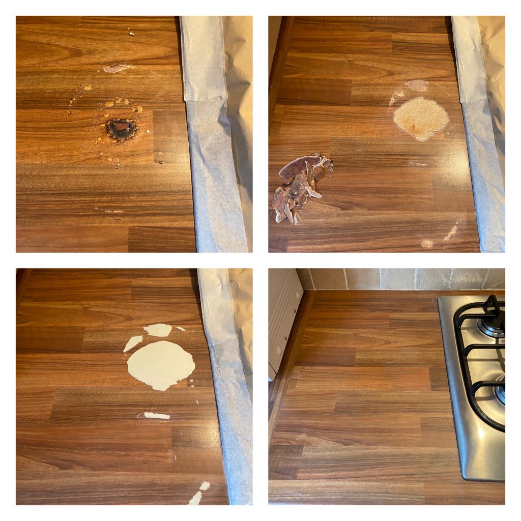 Cracked bath repair