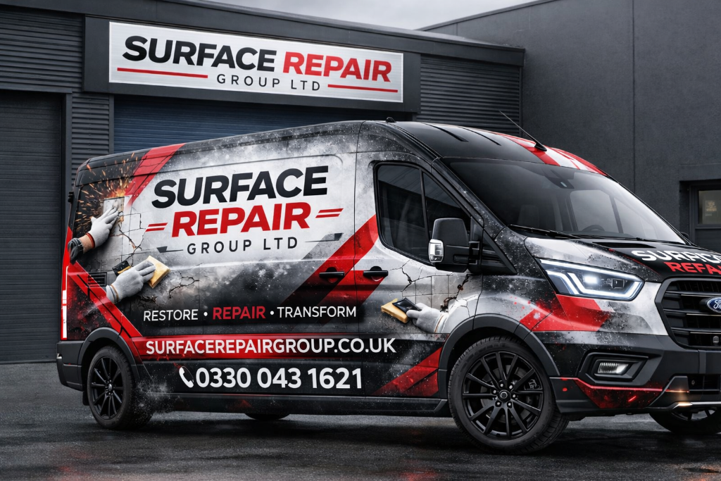 Surface Repair Group Ltd branded van — professional surface repair service across London and South East