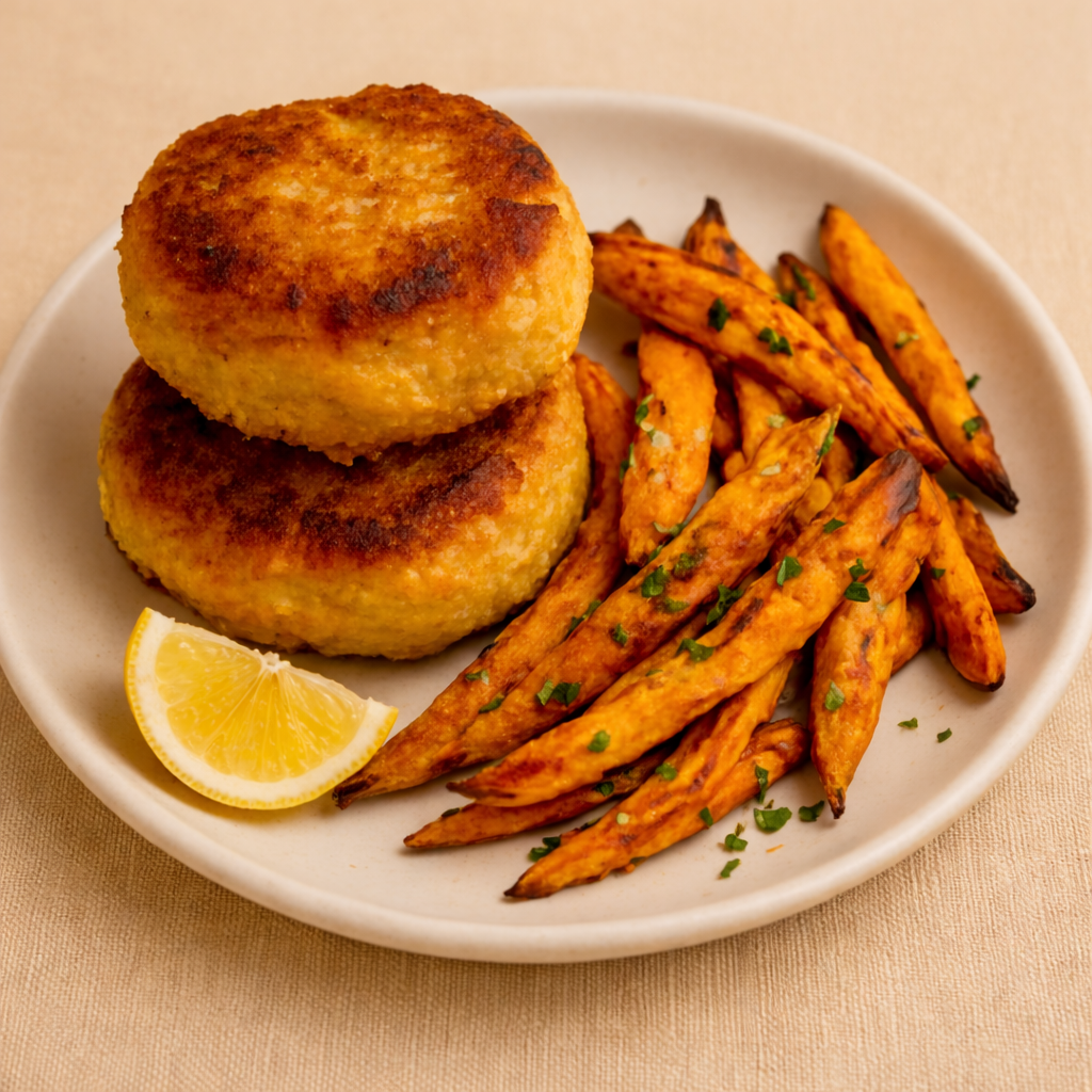 Crispy Golden Fish Cakes
