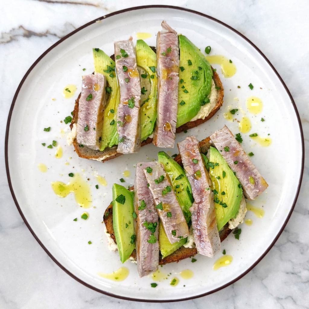 Tuna and Avocado Hummus