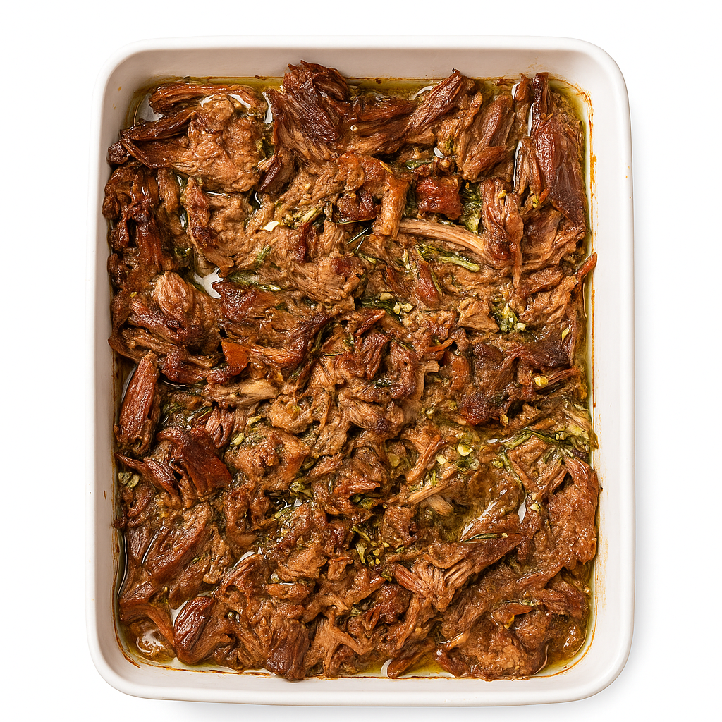 Pulled Lamb with Maple Syrup and Rosemary