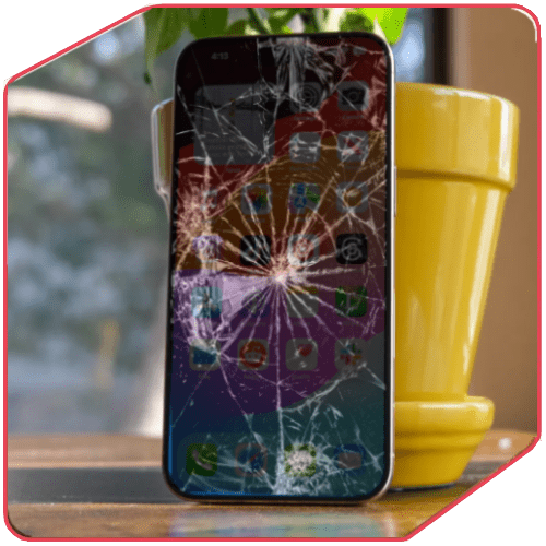 Cracked iPhone screen repair service at RepairRama Bronx NY