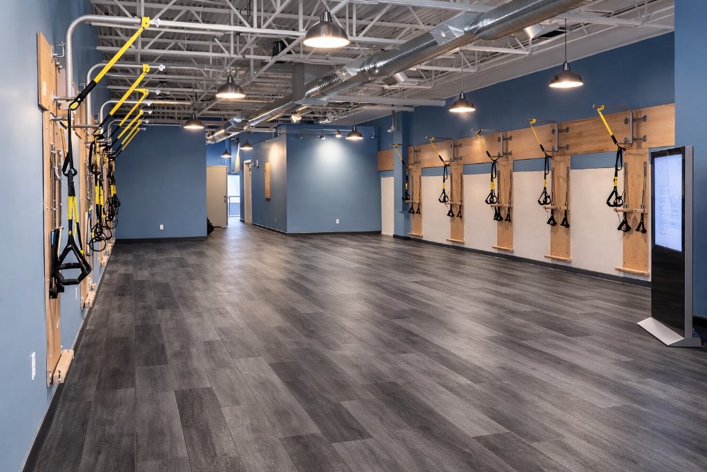 Commercial flooring project