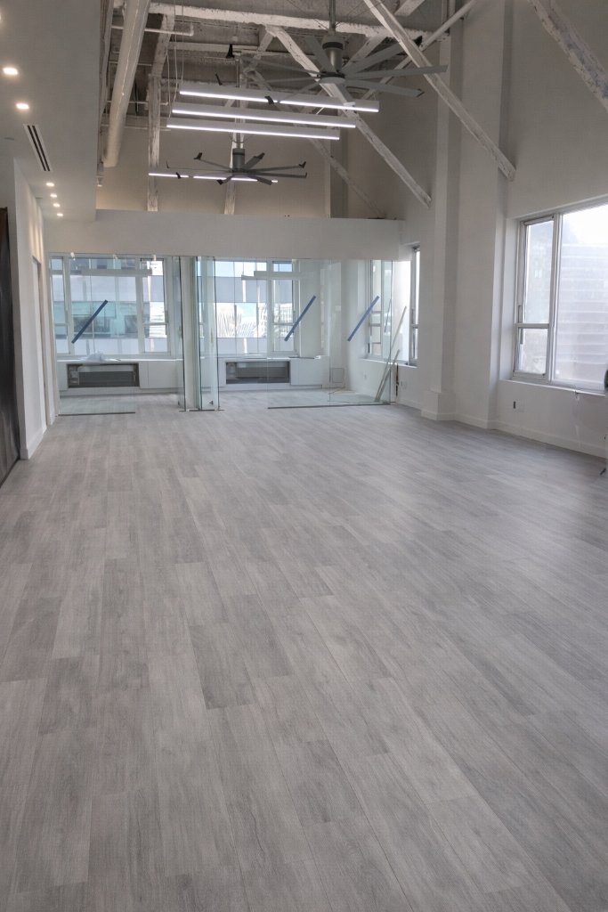 Commercial flooring project