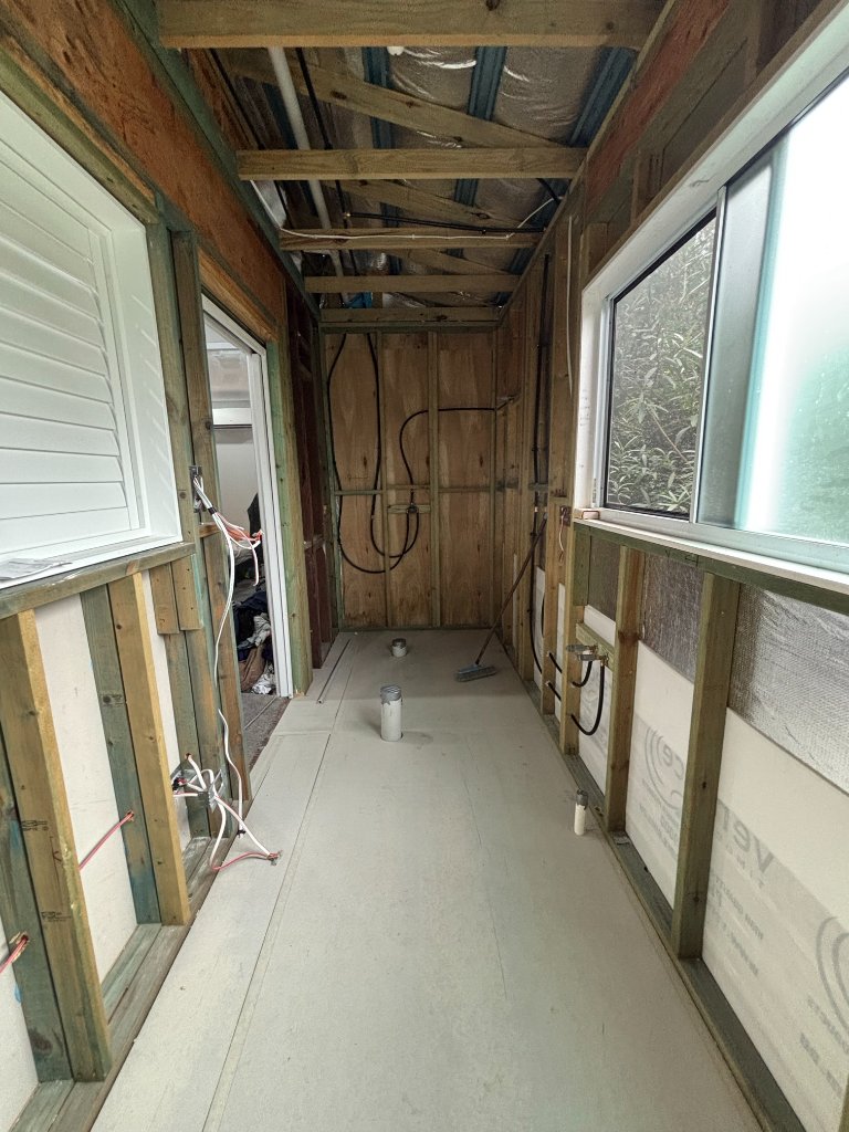 Rough-in plumbing work