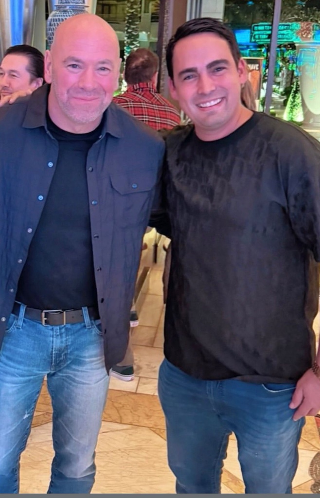 With Dana White