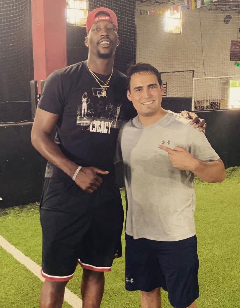 With NBA athlete