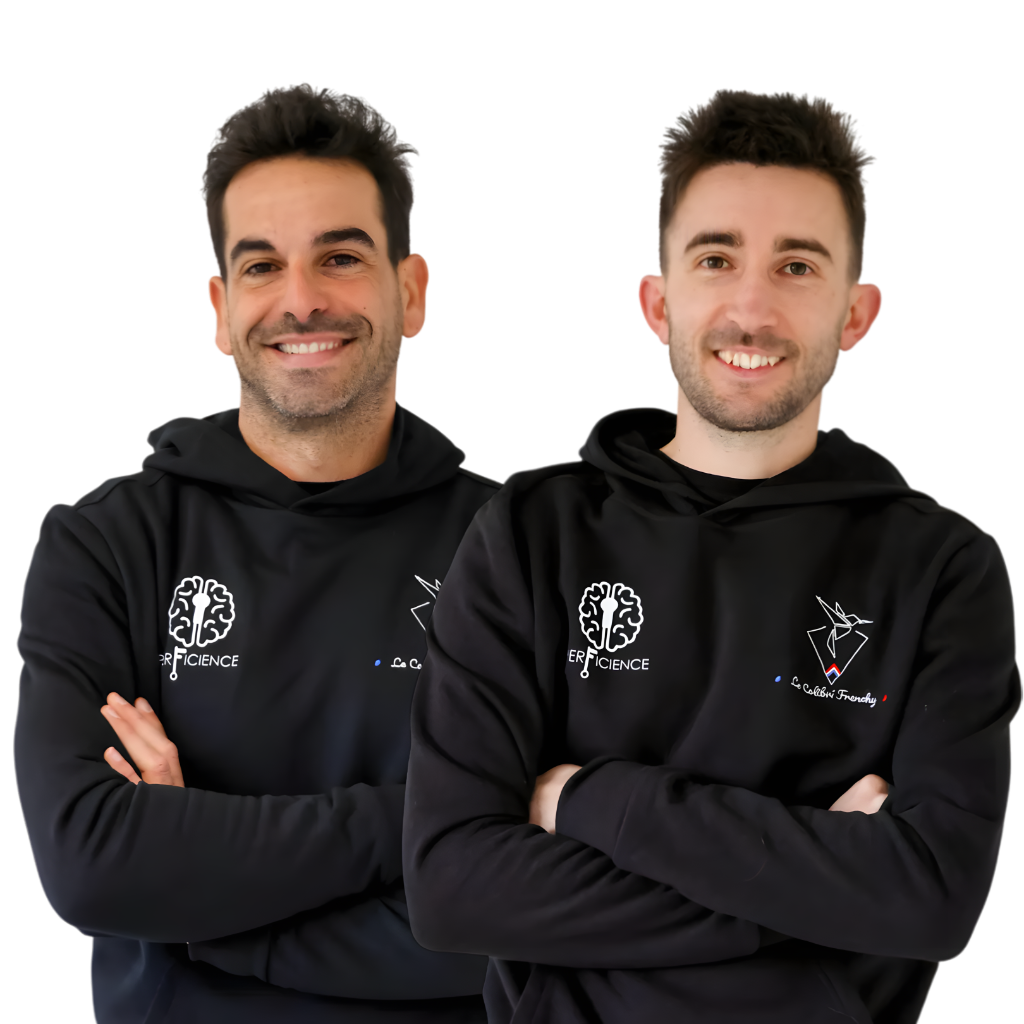 Lionel Mansour et Mathieu Perrin, préparateurs mentaux chez Perficience