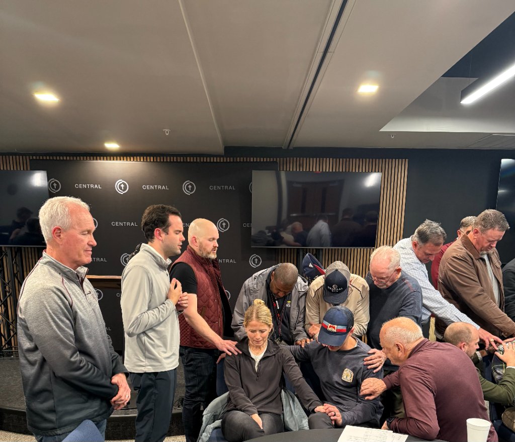 Bible study at Harvest Church