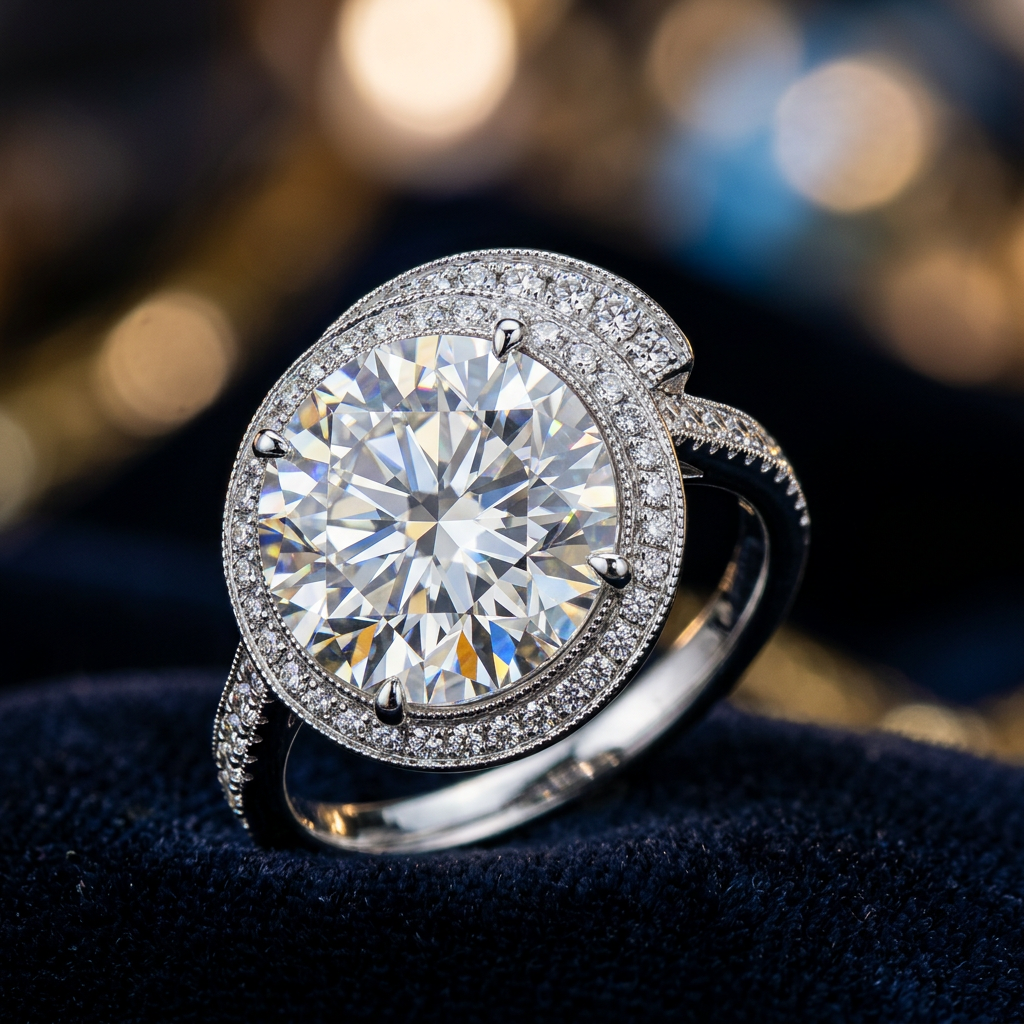 Macro photography of luxury jewelry, extreme detail, bokeh b