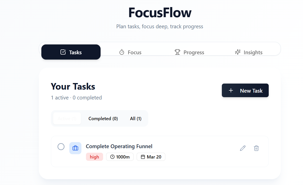 Flow Timer template preview