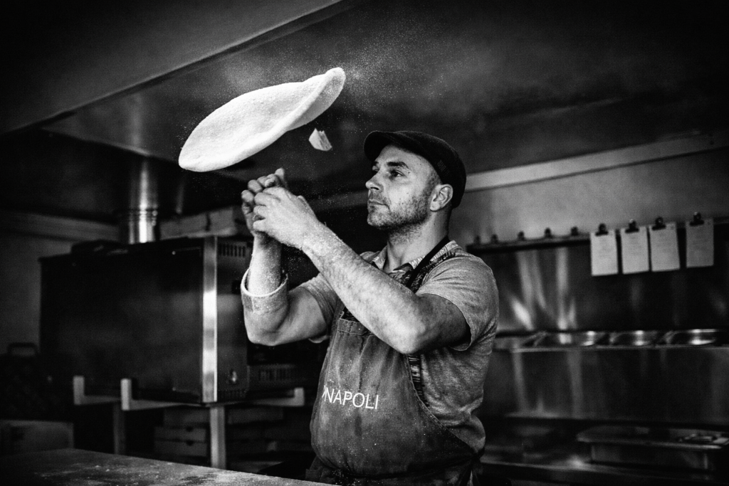 Pizza napolitaine artisanale Ty Napoli food truck Bretagne