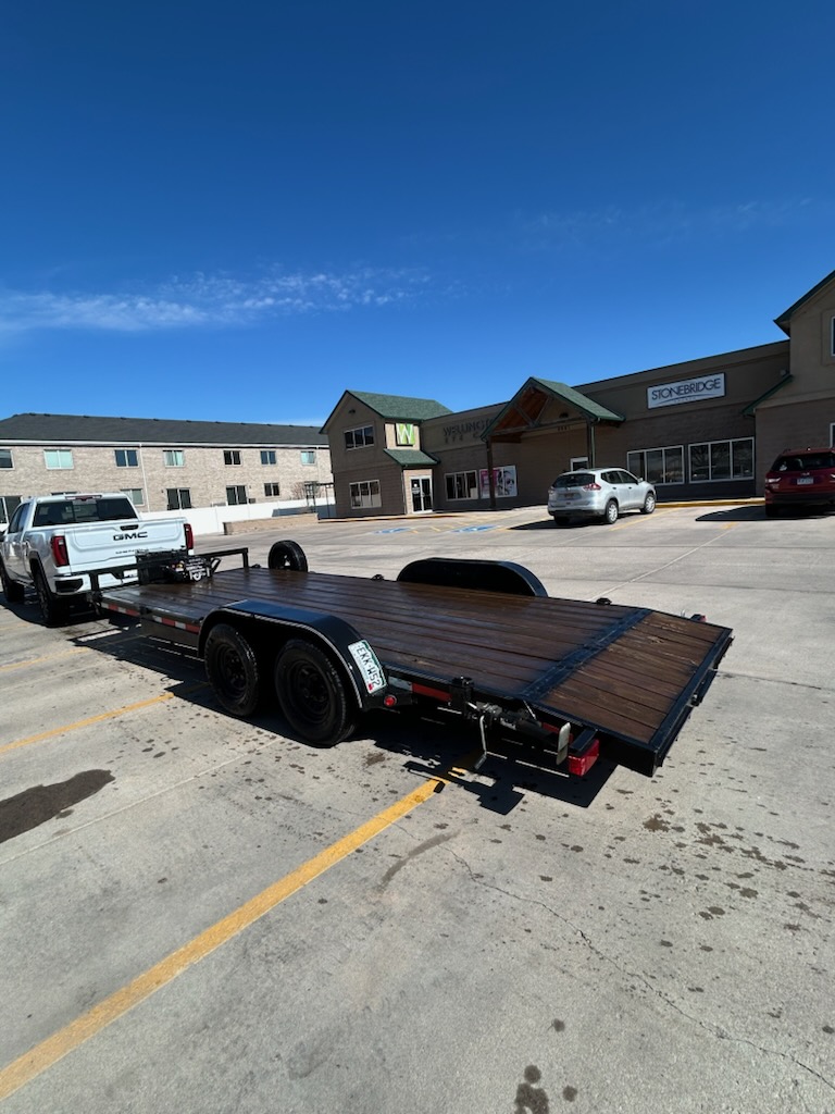 20ft car hauler trailer rental in Wellington CO — Precision Rentals