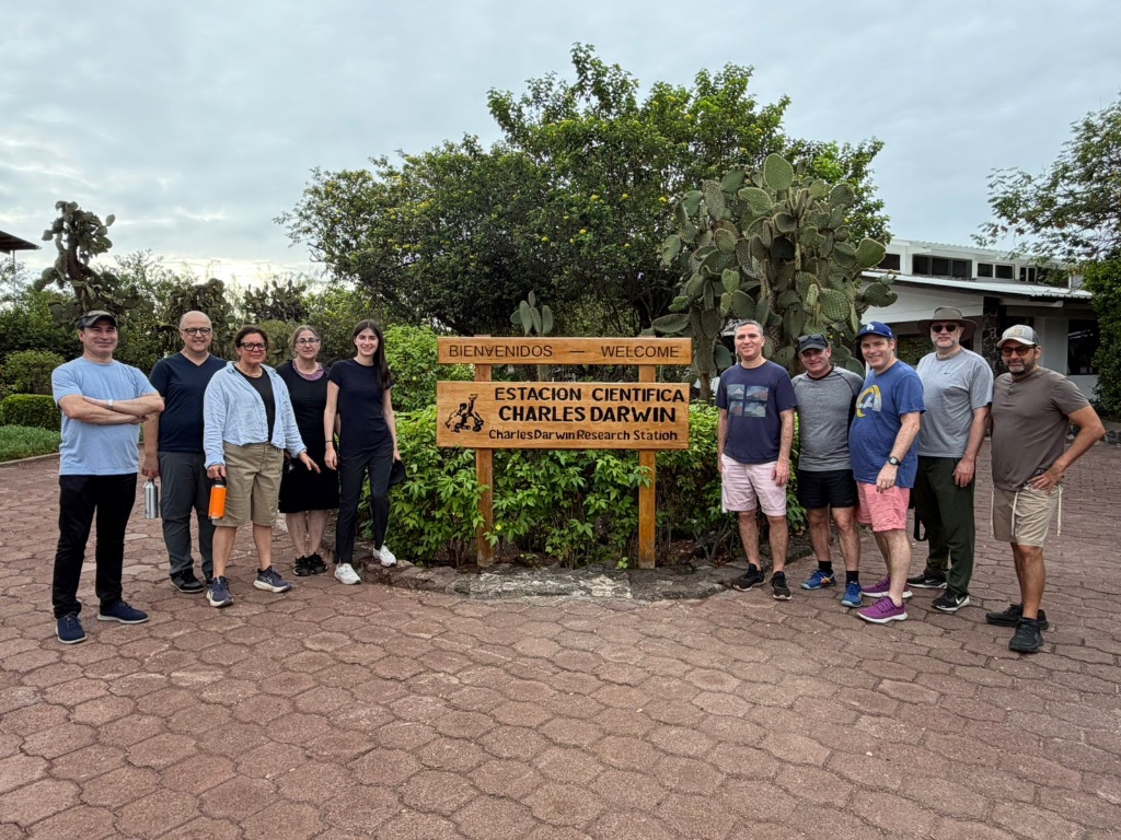Galápagos travel and cruise planning at sunset
