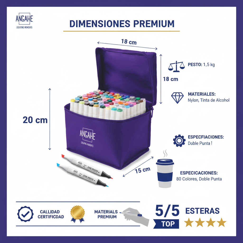 Dimensiones - Rotuladores