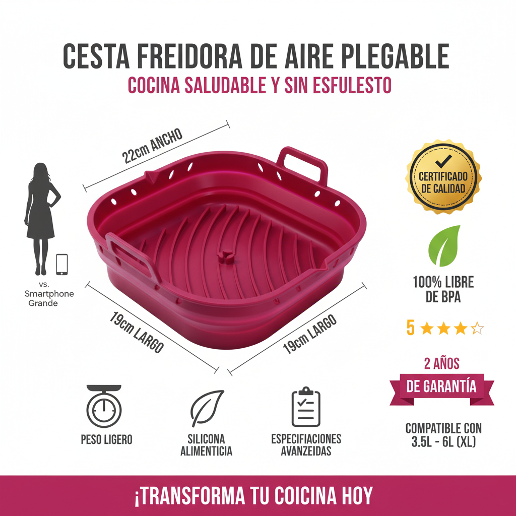 Dimensiones - Freidora