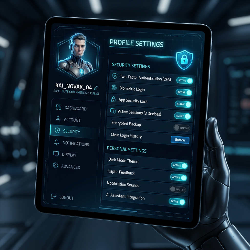 Profile Settings and Options