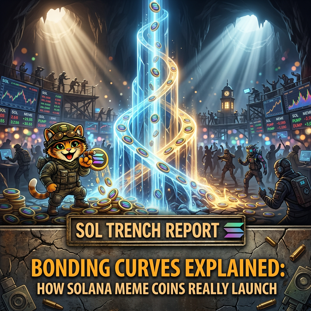 Bonding Curves in the Trenches: Where Meme Coins Are Born