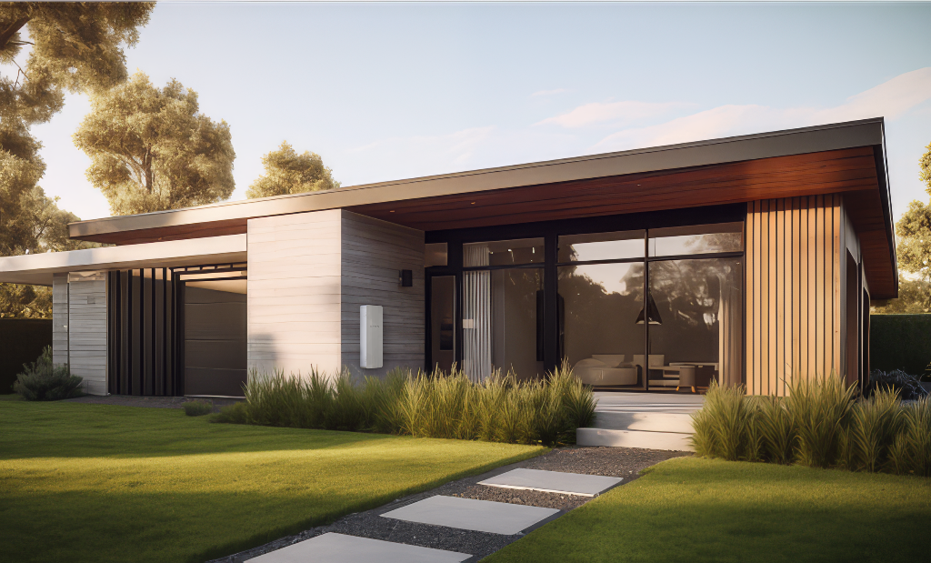 Modern home with SPAN panel