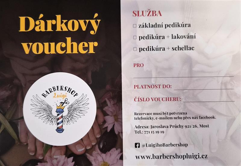 Dárkový voucher Pedikúra