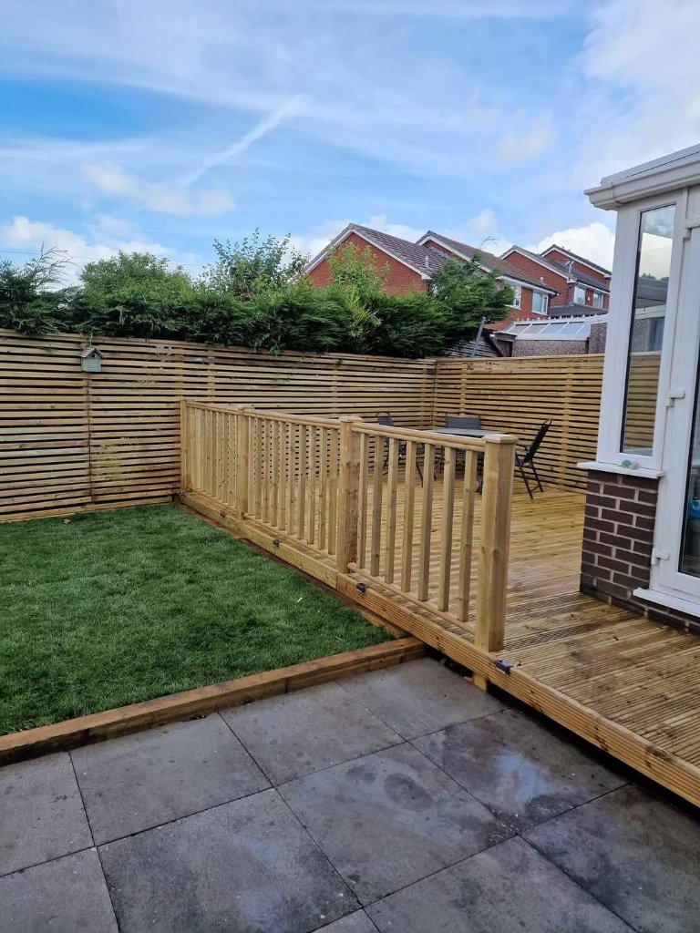 Timber decking Lancashire