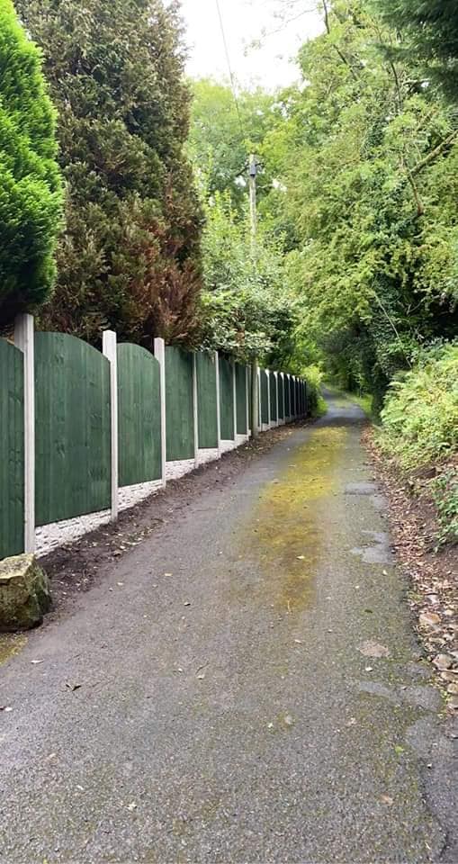 Hulme Fencing Lancashire garden project background