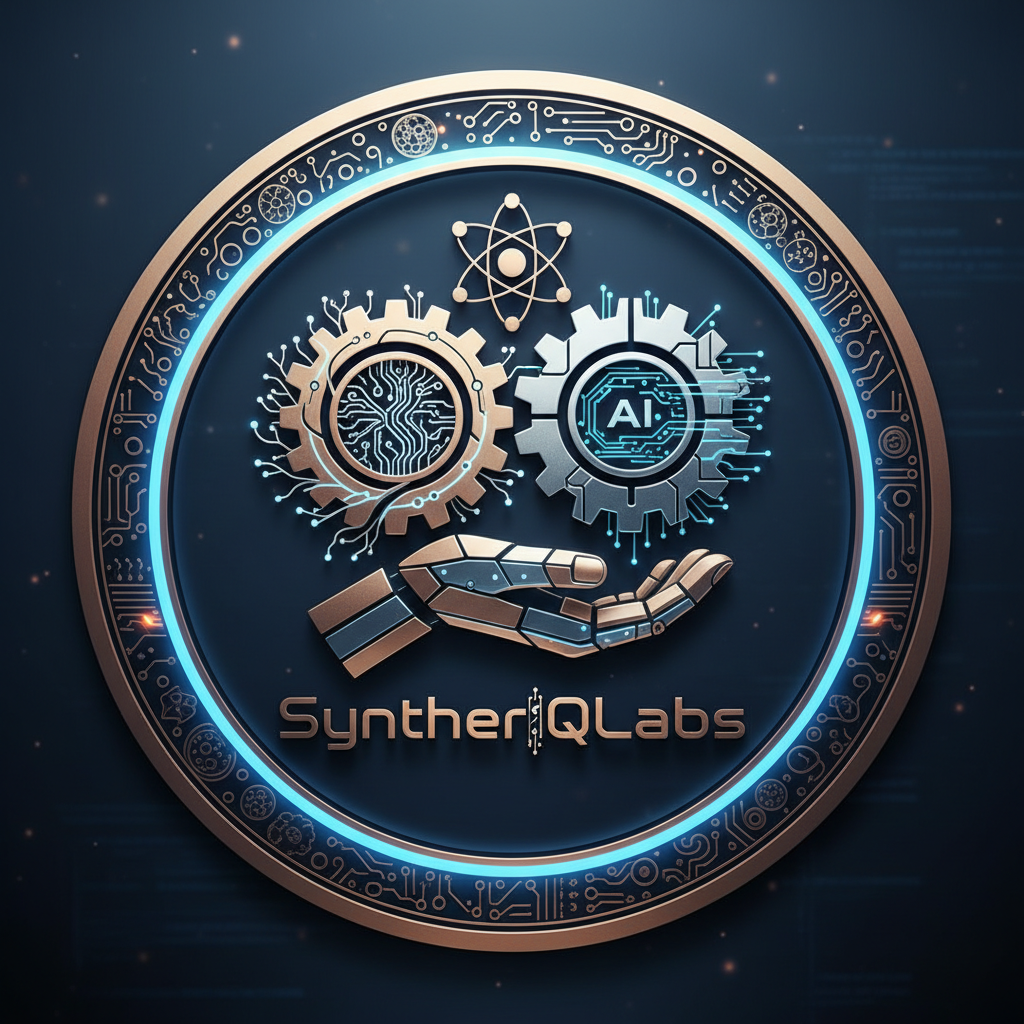 SyntherIQ: The Invariant logo