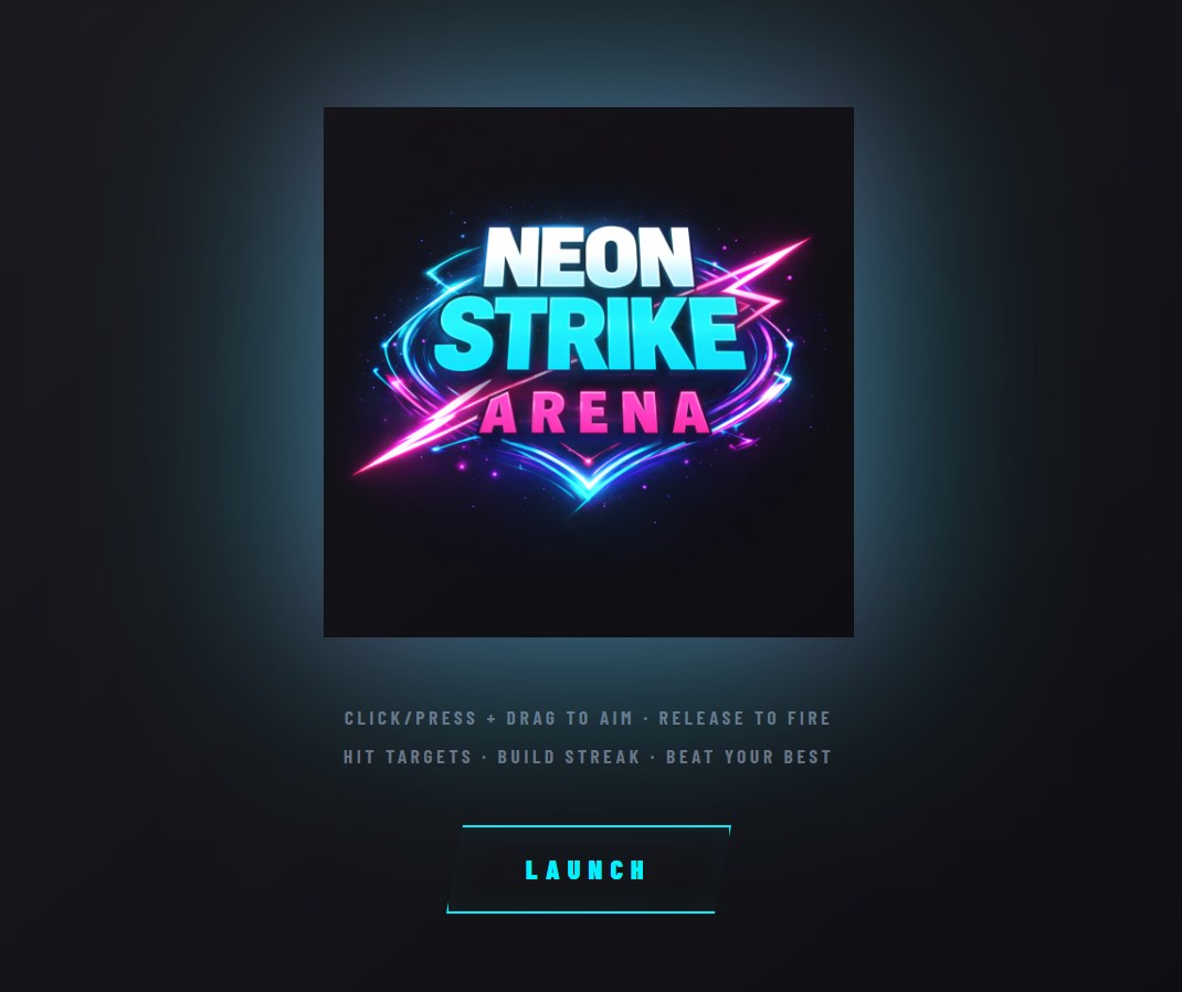 Neon Strike Arena  template preview
