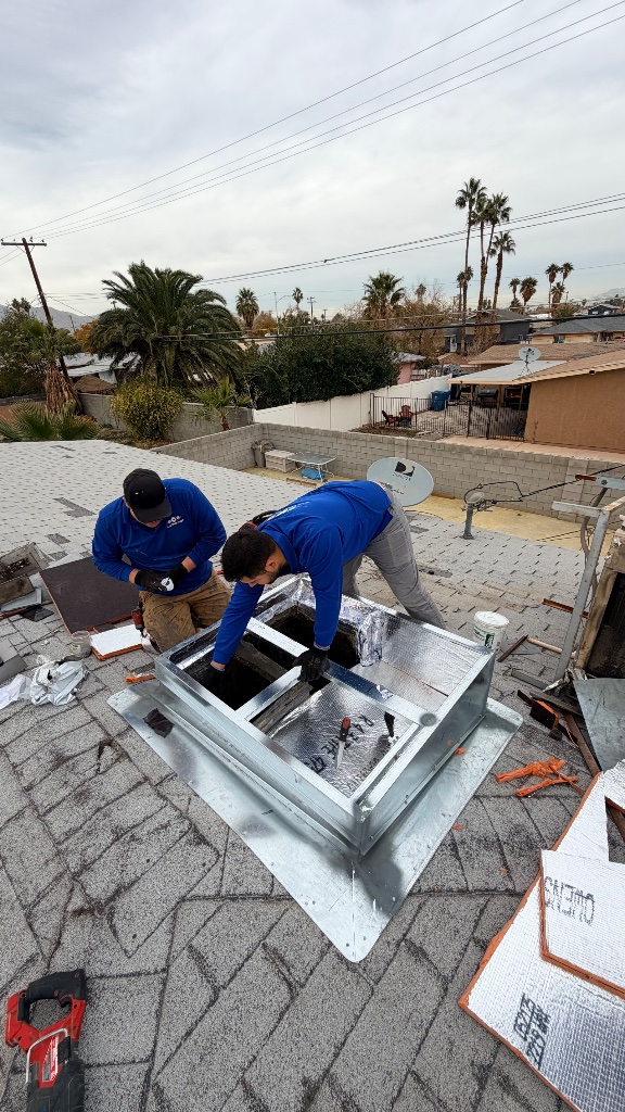 Rooftop HVAC Installation