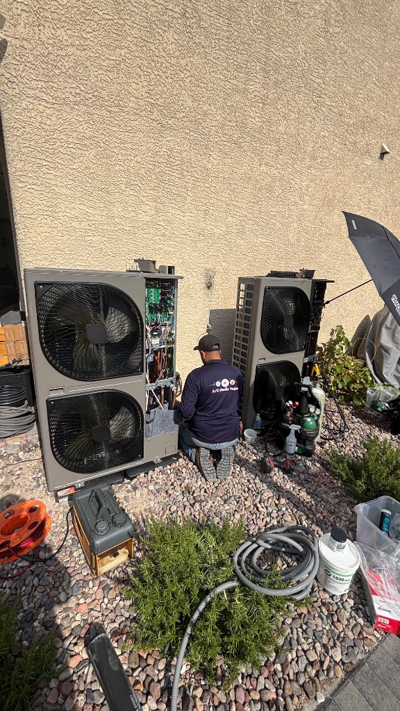 Dual HVAC Units installed by A/C Medic Vegas