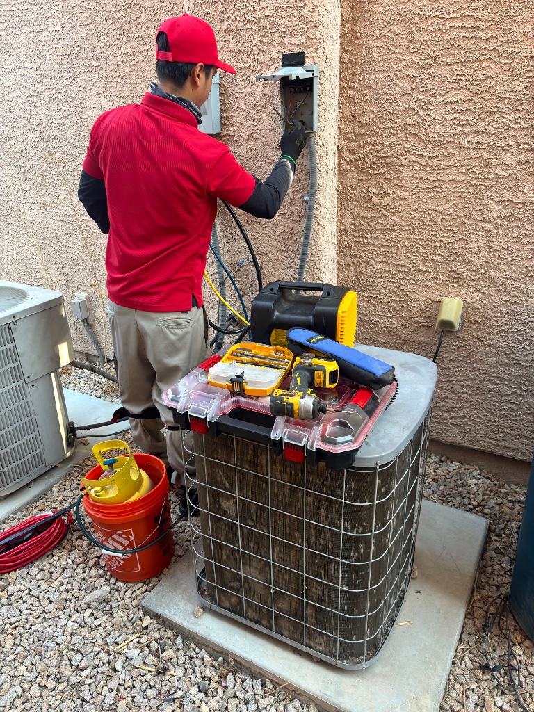 HVAC Technician at Work