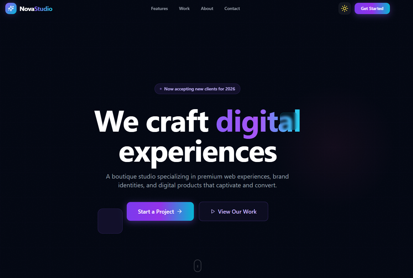 Personal Freelance Business template preview