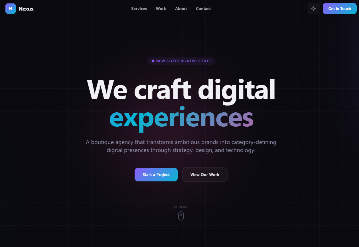 Marketing Portfolio template preview