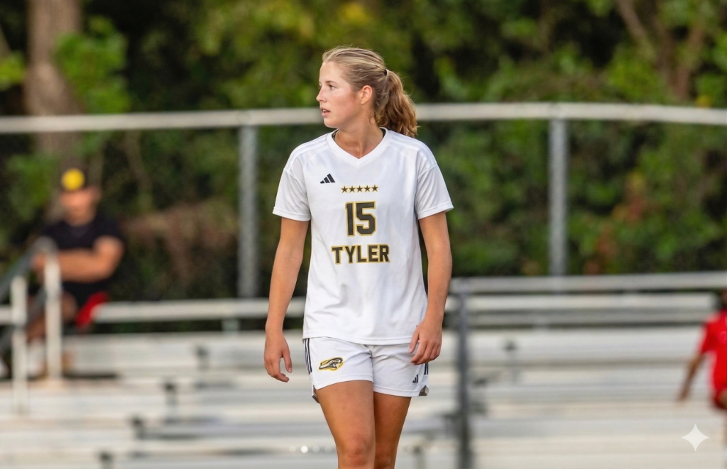 Ella Palframan — NJCAA soccer player at Tyler Junior College, placed by Upper 90 College